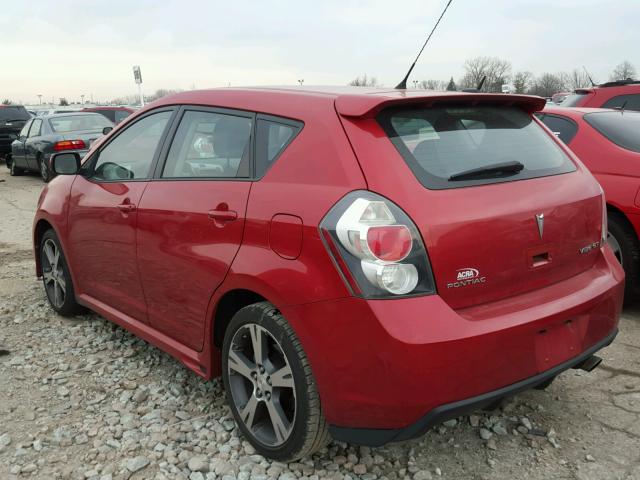 5Y2SR67009Z432409 - 2009 PONTIAC VIBE GT RED photo 3