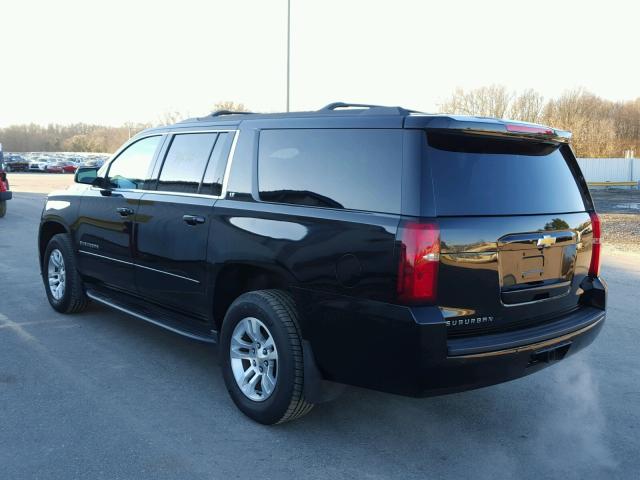 1GNSKJKC5FR286052 - 2015 CHEVROLET SUBURBAN K BLACK photo 3