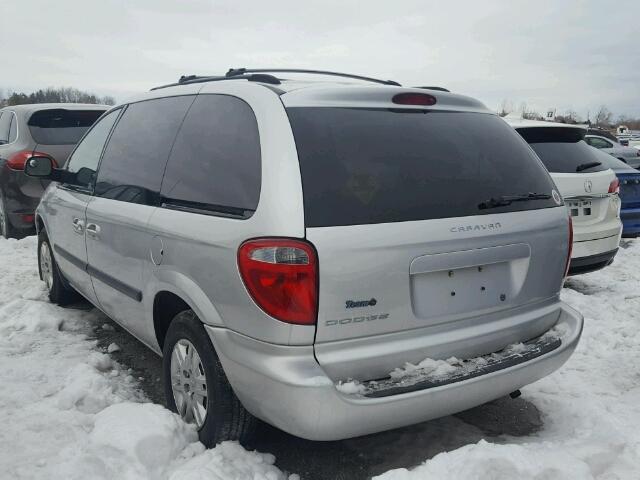 1D4GP25R17B210766 - 2007 DODGE CARAVAN SE SILVER photo 3