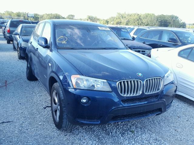 5UXWX5C5XBL700618 - 2011 BMW X3 XDRIVE2 BLUE photo 1