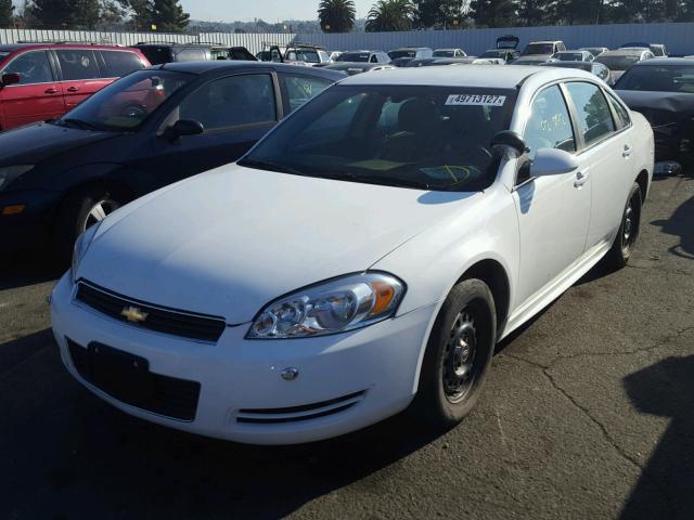 2G1WD5EM2B1175065 - 2011 CHEVROLET IMPALA POL WHITE photo 2