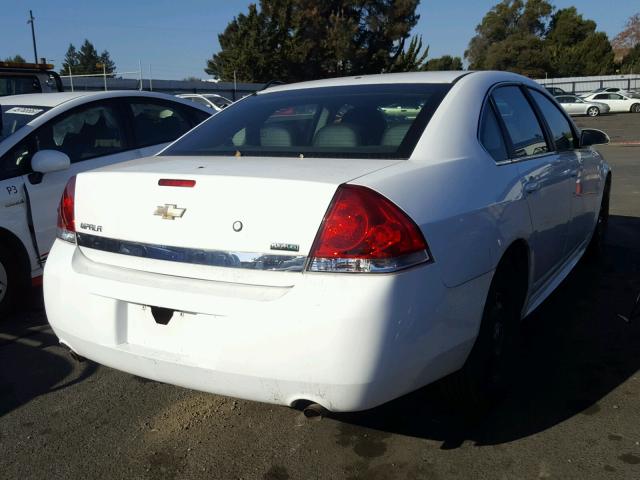 2G1WD5EM2B1175065 - 2011 CHEVROLET IMPALA POL WHITE photo 4