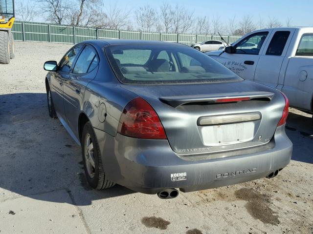 2G2WP522041373510 - 2004 PONTIAC GRAND PRIX BLUE photo 3