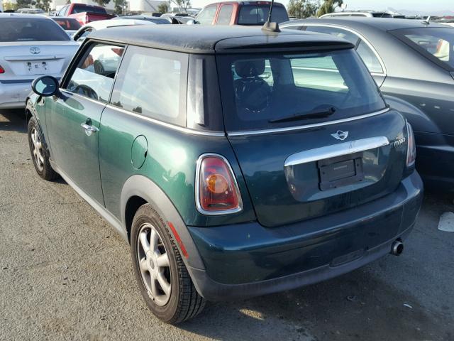 WMWMF33528TU67565 - 2008 MINI COOPER GREEN photo 3