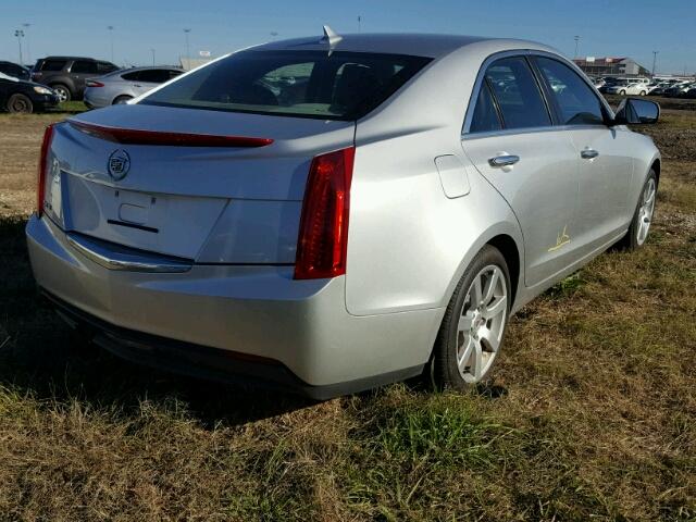 1G6AA5RA8E0104384 - 2014 CADILLAC ATS SILVER photo 4