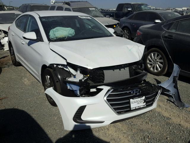 5NPD84LFXJH222583 - 2018 HYUNDAI ELANTRA SE WHITE photo 1