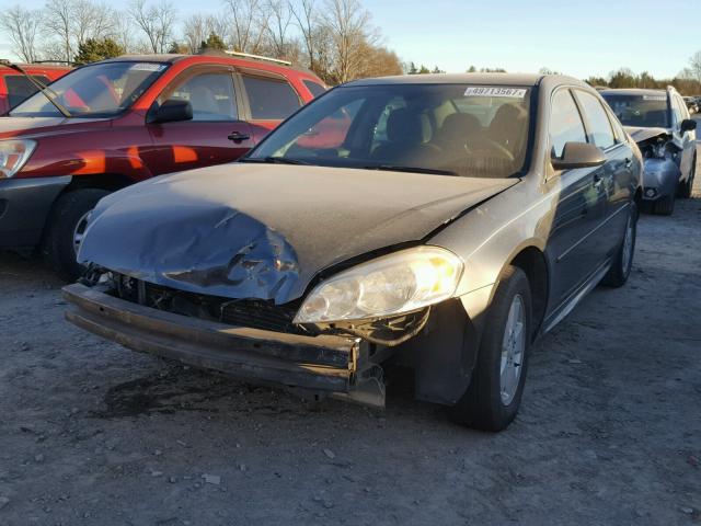 2G1WF5EK7B1147643 - 2011 CHEVROLET IMPALA LS GRAY photo 2