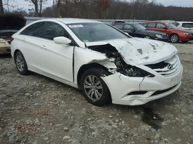 5NPEB4AC8CH352427 - 2012 HYUNDAI SONATA GLS WHITE photo 1