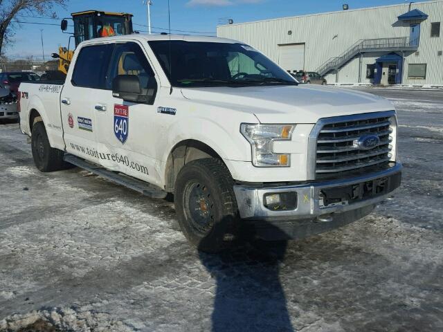 1FTFW1EF2GFC61763 - 2016 FORD F150 SUPER WHITE photo 1