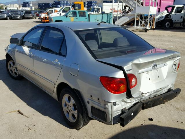 1NXBR32E74Z262231 - 2004 TOYOTA COROLLA CE SILVER photo 3