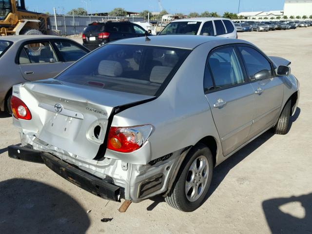 1NXBR32E74Z262231 - 2004 TOYOTA COROLLA CE SILVER photo 4