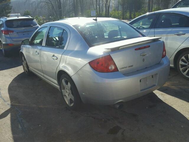 1G1AM58B887325955 - 2008 CHEVROLET COBALT SPO SILVER photo 3