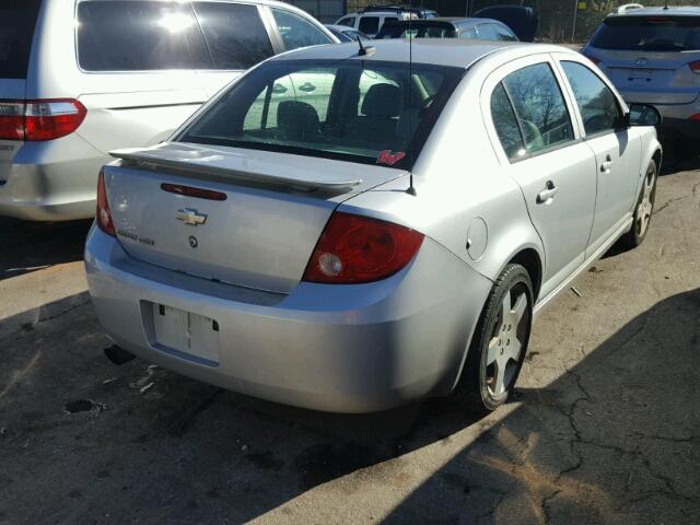 1G1AM58B887325955 - 2008 CHEVROLET COBALT SPO SILVER photo 4