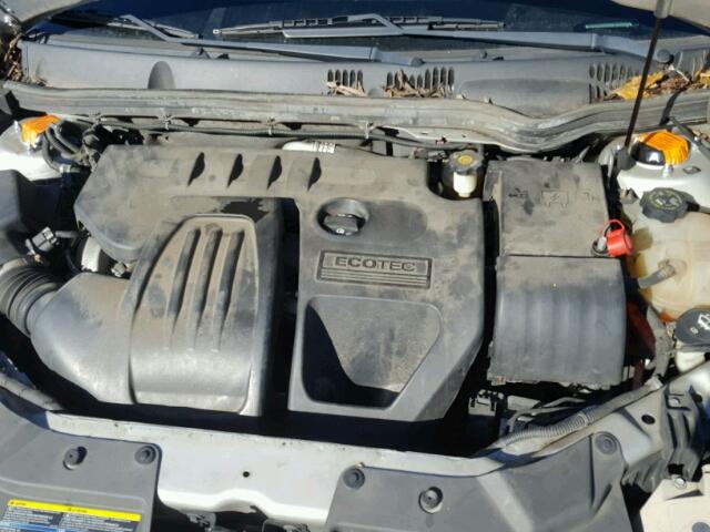 1G1AM58B887325955 - 2008 CHEVROLET COBALT SPO SILVER photo 7