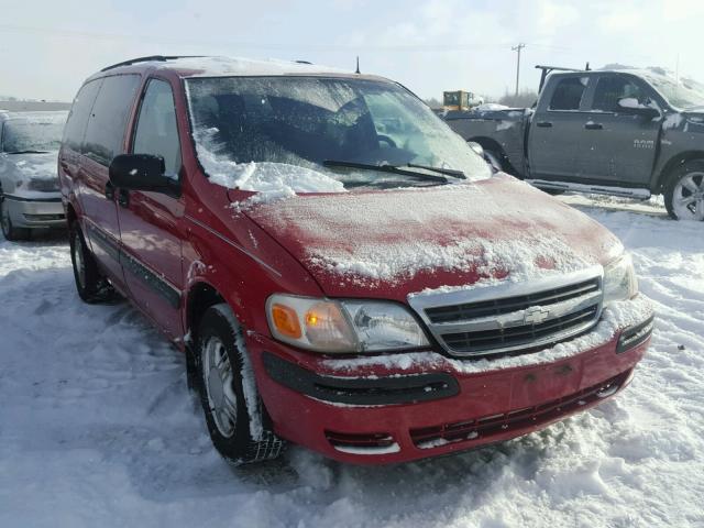 1GNDX03E11D108794 - 2001 CHEVROLET VENTURE RED photo 1