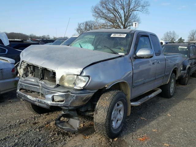 5TBRT34102S245117 - 2002 TOYOTA TUNDRA ACC SILVER photo 2