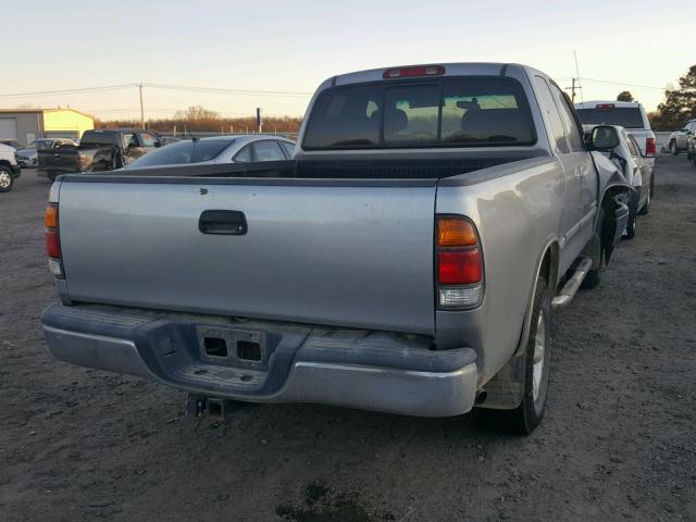 5TBRT34102S245117 - 2002 TOYOTA TUNDRA ACC SILVER photo 4