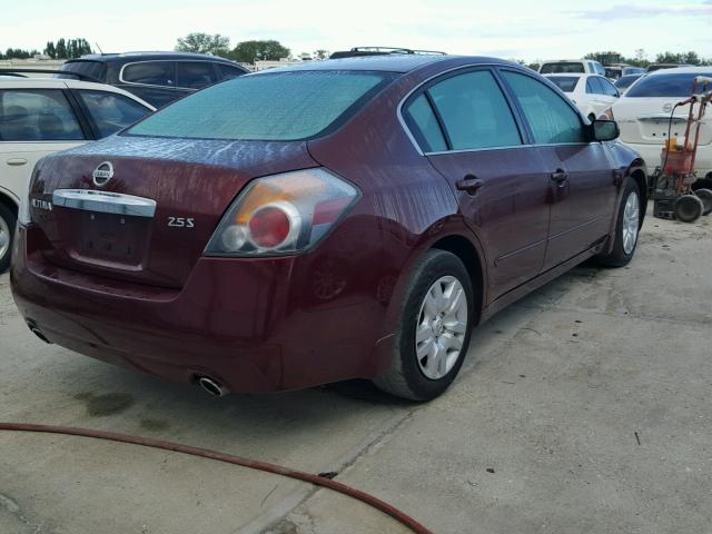 1N4AL2AP5BC146663 - 2011 NISSAN ALTIMA BAS MAROON photo 4