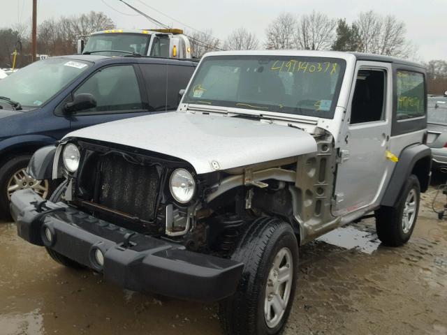 1C4AJWAG6CL116760 - 2012 JEEP WRANGLER S GRAY photo 2