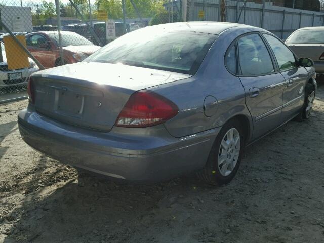 1FAFP53U17A163879 - 2007 FORD TAURUS SE GRAY photo 4