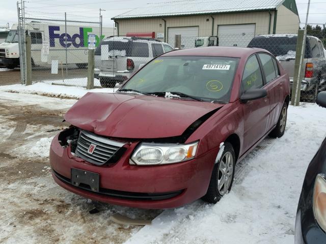 1G8AJ55F97Z191462 - 2007 SATURN ION LEVEL RED photo 2