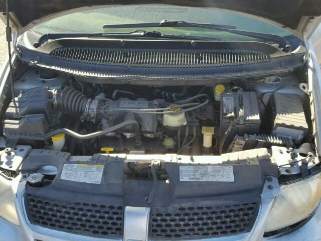 2D4GP54L43R255730 - 2003 DODGE GRAND CARA SILVER photo 7