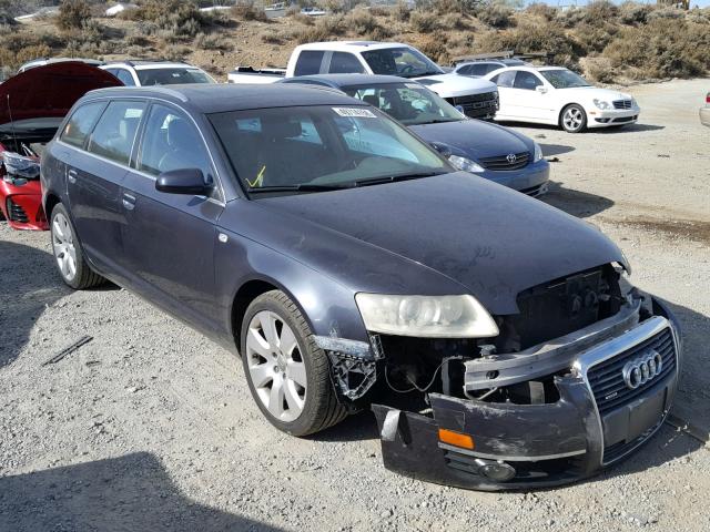 WAUKH74F86N077118 - 2006 AUDI A6 AVANT Q SILVER photo 1