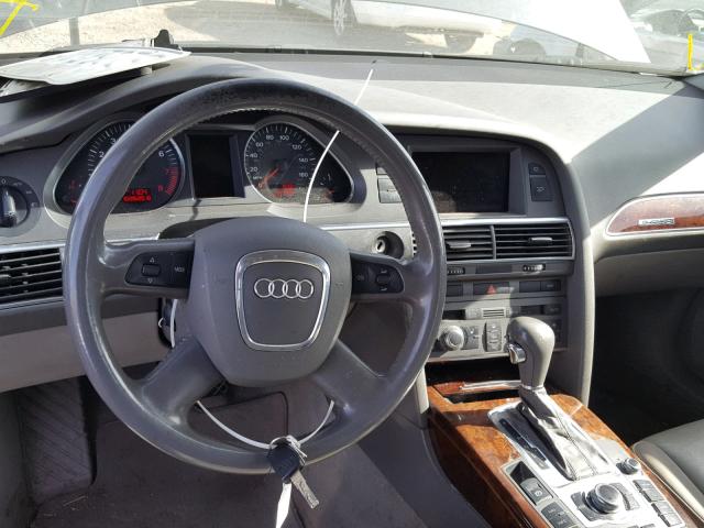 WAUKH74F86N077118 - 2006 AUDI A6 AVANT Q SILVER photo 9