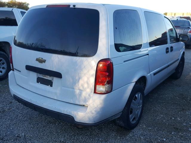 1GBDV13168D168991 - 2008 CHEVROLET UPLANDER I WHITE photo 4