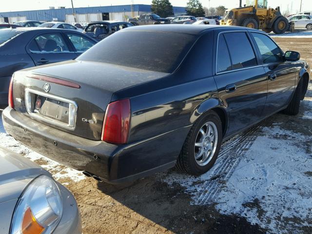 1G6KE57Y84U111724 - 2004 CADILLAC DEVILLE DH BLACK photo 4