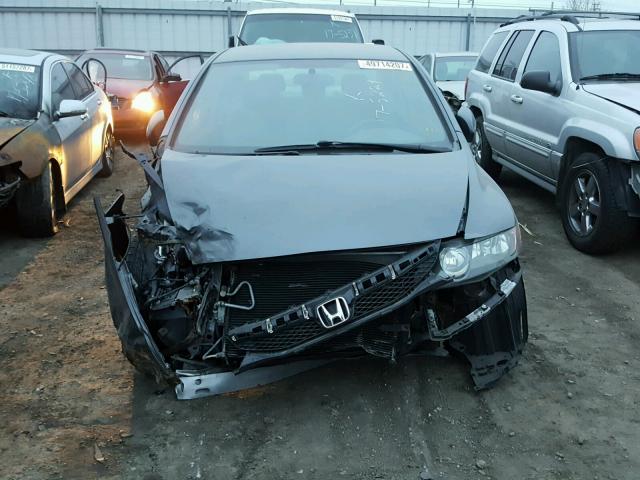 2HGFA1F51AH543517 - 2010 HONDA CIVIC LX GRAY photo 9