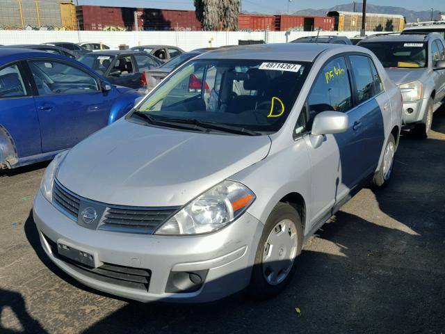 3N1BC11EX8L377727 - 2008 NISSAN VERSA S SILVER photo 2