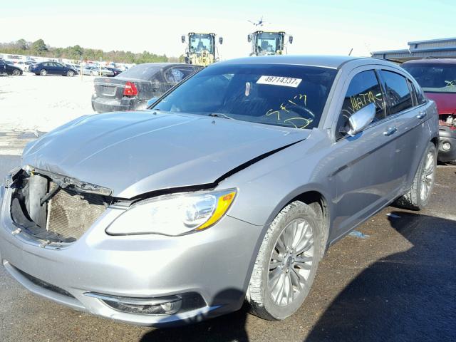 1C3CCBCG5DN509765 - 2013 CHRYSLER 200 LIMITE CHARCOAL photo 2