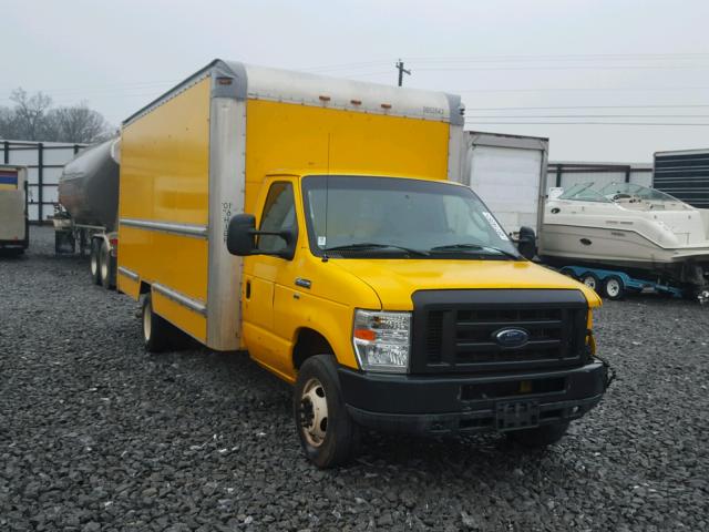 1FDWE3FLXBDA63757 - 2011 FORD ECONOLINE YELLOW photo 1