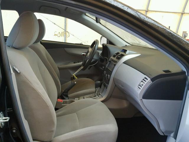 2T1BU4EE5DC970186 - 2013 TOYOTA COROLLA BA BLACK photo 5