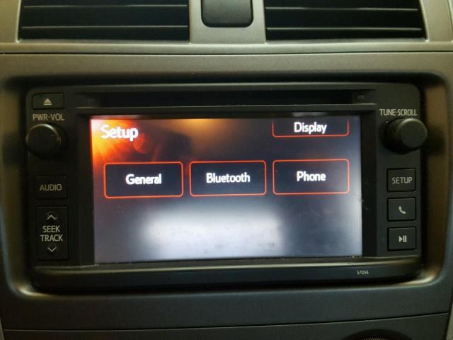 2T1BU4EE5DC970186 - 2013 TOYOTA COROLLA BA BLACK photo 9