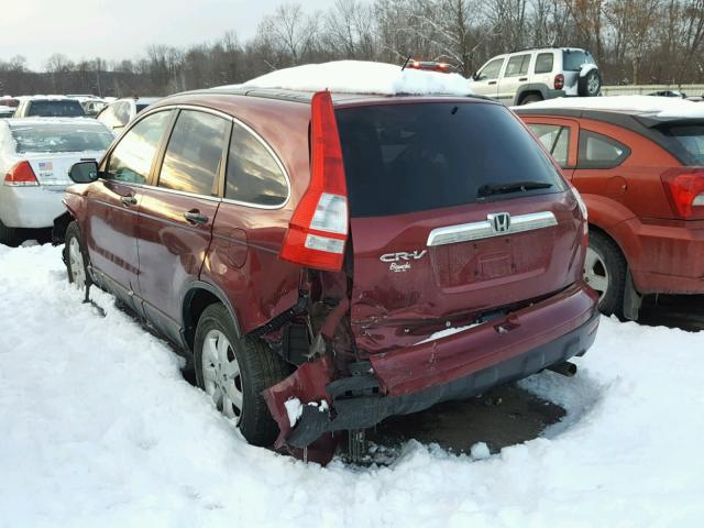 JHLRE485X8C017580 - 2008 HONDA CR-V EX MAROON photo 3