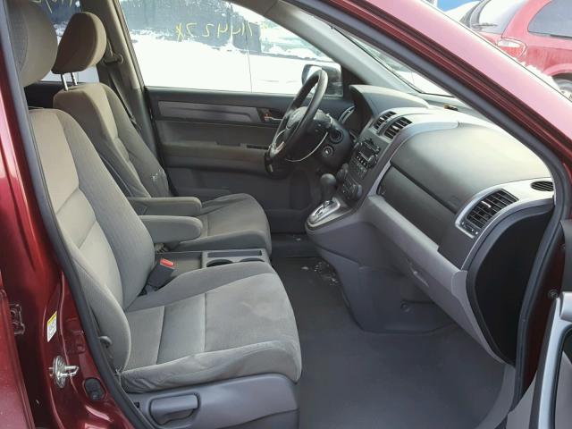 JHLRE485X8C017580 - 2008 HONDA CR-V EX MAROON photo 5
