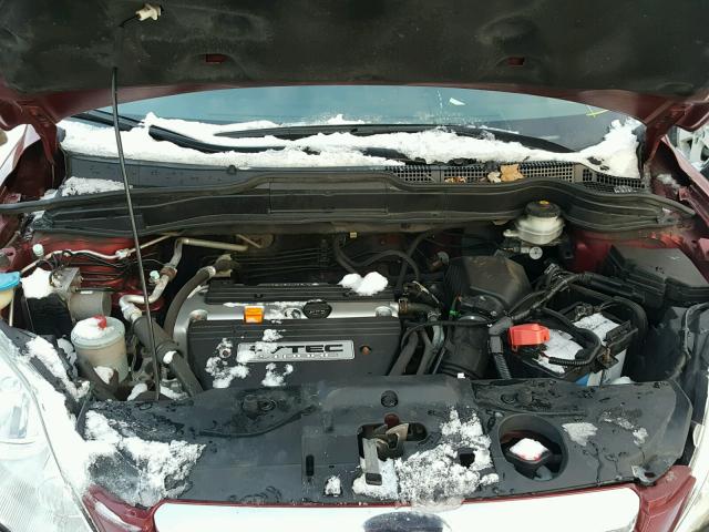 JHLRE485X8C017580 - 2008 HONDA CR-V EX MAROON photo 7