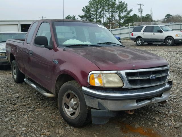 2FTZX1722WCA66535 - 1998 FORD F150 BURGUNDY photo 1