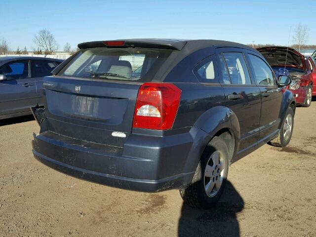 1B3HB28B47D428348 - 2007 DODGE CALIBER BLACK photo 4