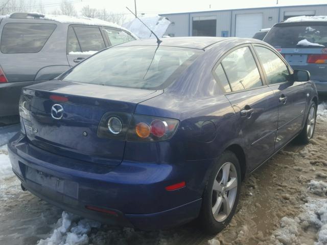 JM1BK124461401031 - 2006 MAZDA 3 S BLUE photo 4