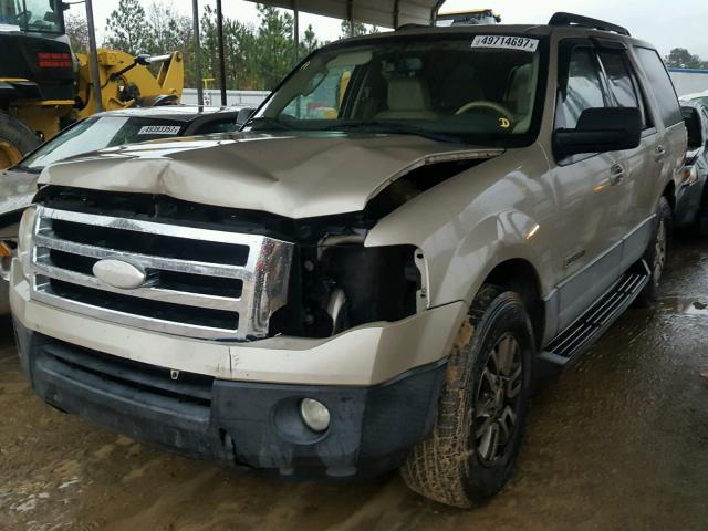 1FMFU15557LA73040 - 2007 FORD EXPEDITION GOLD photo 2