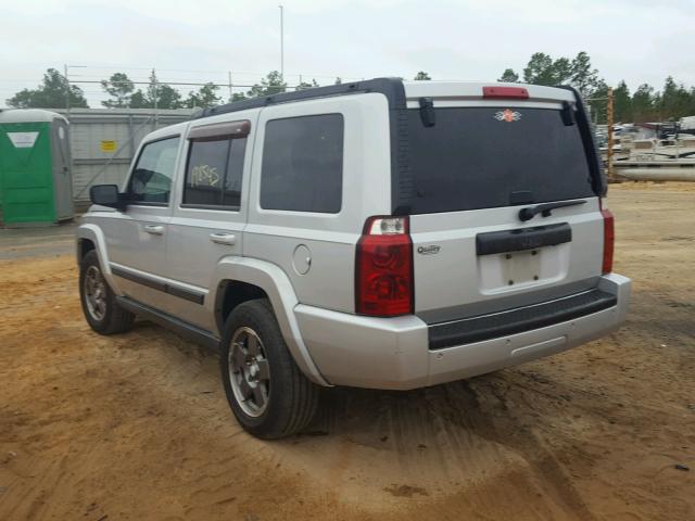 1J8HH48K67C566576 - 2007 JEEP COMMANDER SILVER photo 3