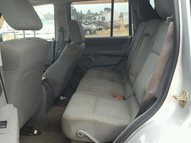 1J8HH48K67C566576 - 2007 JEEP COMMANDER ვერცხლისფერი ფოტო 6