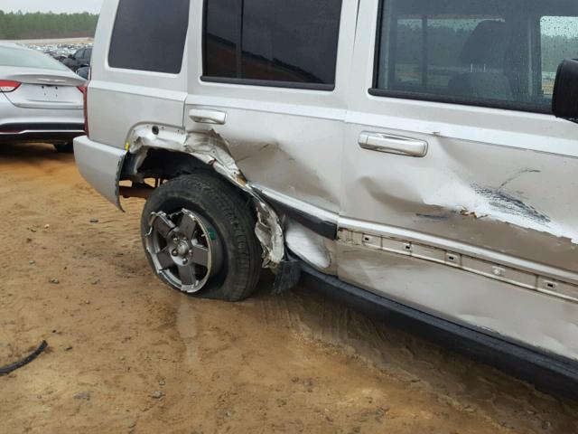 1J8HH48K67C566576 - 2007 JEEP COMMANDER ვერცხლისფერი ფოტო 9