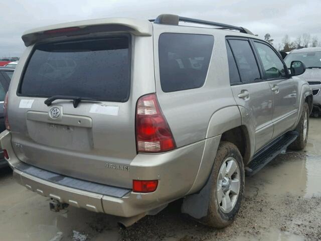 JTEZU14R140036713 - 2004 TOYOTA 4RUNNER SR BROWN photo 4