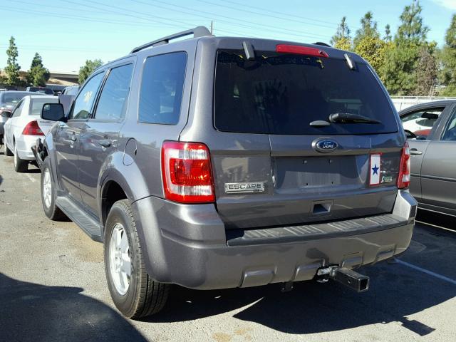 1FMCU0DG9CKA64583 - 2012 FORD ESCAPE XLT CHARCOAL photo 3