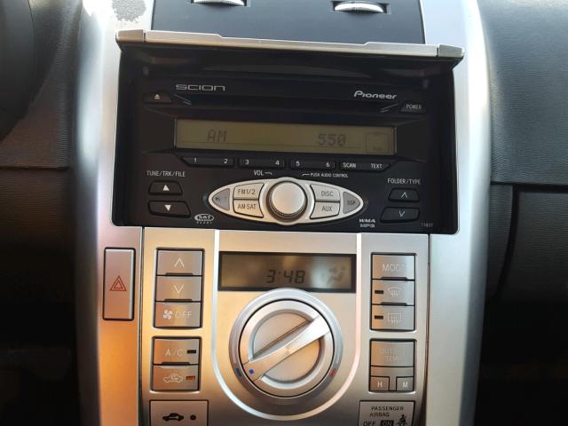 JTKDE167170190536 - 2007 TOYOTA SCION TC 黑色 照片 9