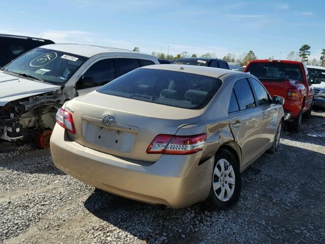 4T1BF3EK3BU698386 - 2011 TOYOTA CAMRY BASE BEIGE photo 4